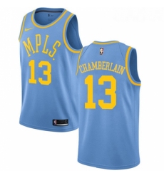 Youth Nike Los Angeles Lakers 13 Wilt Chamberlain Authentic Blue Hardwood Classics NBA Jersey