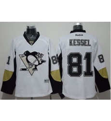 Pittsburgh Penguins #81 Phil Kessel White Away Stitched NHL Jersey