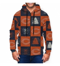 Bears Team Ugly Christmas Mens Zip Hooded Sweatshirt