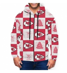 Chiefs Team Ugly Christmas Mens Zip Hooded Sweatshirt