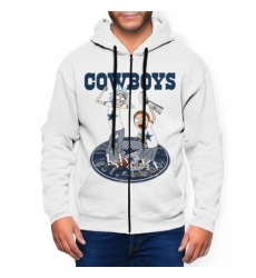 Cowboy Mens Zip Hooded Sweatshirt