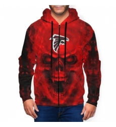 Falcons Mens Zip Hooded Sweatshirt