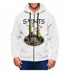 Saint Mens Zip Hooded Sweatshirt