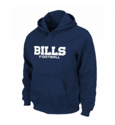 NFL Mens Nike Buffalo Bills Font Pullover Hoodie Blue