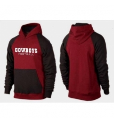 NFL Mens Nike Dallas Cowboys English Version Pullover Hoodie RedBrown