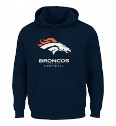 NFL Denver Broncos Critical Victory Pullover Hoodie Navy Blue