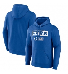 Men Indianapolis Colts Blue X Bud Light Pullover Hoodie