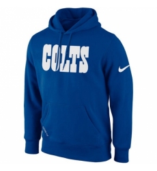 NFL Indianapolis Colts Nike KO Wordmark Essential Hoodie Royal Blue