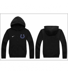 NFL Mens Nike Indianapolis Colts Authentic Logo Pullover Hoodie Black