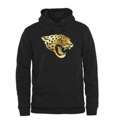 NFL Mens Jacksonville Jaguars Pro Line Black Gold Collection Pullover Hoodie