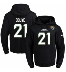 NFL Mens Nike Jacksonville Jaguars 21 AJ Bouye Black Name Number Pullover Hoodie