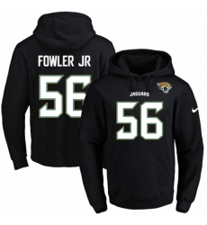 NFL Mens Nike Jacksonville Jaguars 56 Dante Fowler Jr Black Name Number Pullover Hoodie