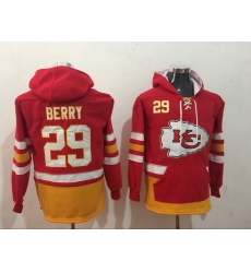 Men Nike Kansas City Chiefs Eric Berry 29 NFL Winter Thick Hoodie