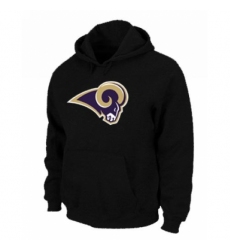 NFL Mens Nike Los Angeles Rams Logo Pullover Hoodie Black