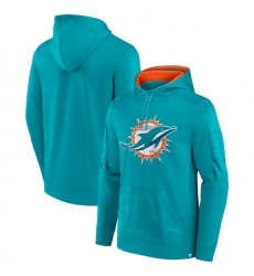 Men Miami Dolphins Aqua On The Ball Pullover Hoodie