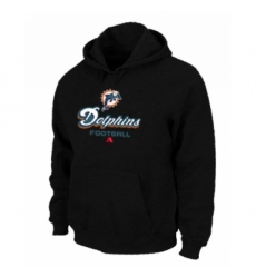 NFL Mens Nike Miami Dolphins Critical Victory Pullover Hoodie Black