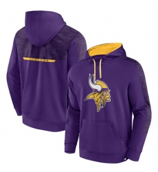 Men Minnesota Vikings Purple Defender Evo Pullover Hoodie