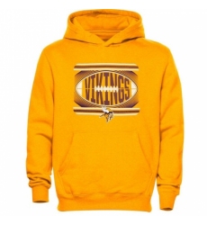 NFL Minnesota Vikings Meshed Fleece Hoodie Gold