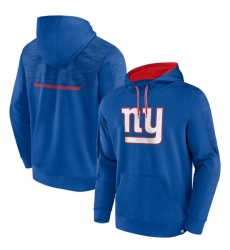 Men New York Giants Blue Defender Evo Pullover Hoodie