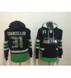 Men Nike Seattle Seahawks Kam Chancellor 31 NFL Winter Thick Hoodie