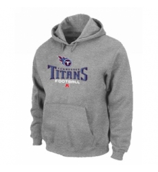 NFL Mens Nike Tennessee Titans Critical Victory Pullover Hoodie Grey