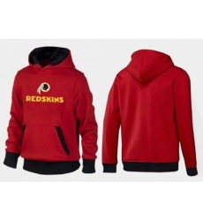 NFL Mens Nike Washington Redskins Authentic Logo Pullover Hoodie RedBlack