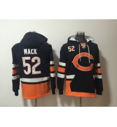 Men Nike Chicago Bears Khalil Mack 52 NFL Winter Thick Hoodie