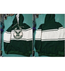 Men Milwaukee Bucks Blank Green Stitched NBA Hoodie