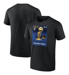 Men's Golden State Warriors 2022 2022 Black NBA Finals Champions 75th Anniversary Jumper Trophy T-Shirt