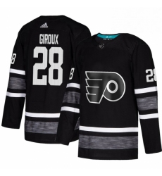 Mens Adidas Philadelphia Flyers 28 Claude Giroux Black 2019 All Star Game Parley Authentic Stitched NHL Jersey 