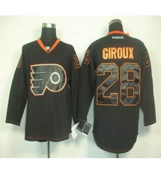 Philadelphia Flyers #28 CLAUDE GIROUX black ice Jersey