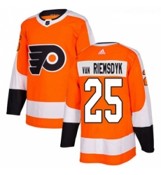 Youth Adidas Philadelphia Flyers 25 James Van Riemsdyk Premier Orange Home NHL Jersey 