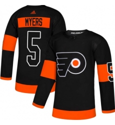 Youth Philadelphia Flyers Philippe Myers Black Adidas Authentic Home Jersey