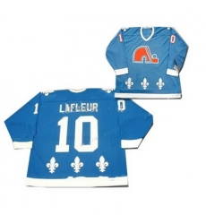 2011 Quebec Nordiques #10 Guy Lafleur Light Blue CCM Vintage Throwback ICE Jerseys