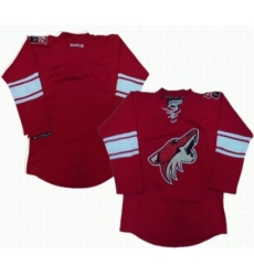 Phoenix Coyotes blank red jerseys