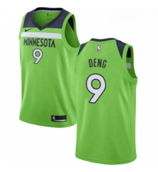 Youth Nike Minnesota Timberwolves 9 Luol Deng Swingman Green NBA Jersey Statement Edition 