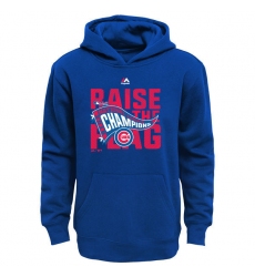Men Chicago Cubs Royal 2016 World Series Champions Men Pullover Hoodie