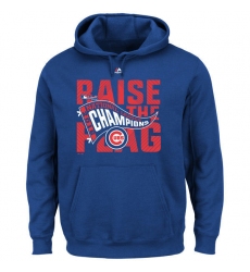 Men Chicago Cubs Royal 2016 World Series Champions Men Pullover Hoodie10