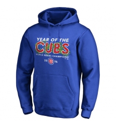 Men Chicago Cubs Royal 2016 World Series Champions Men Pullover Hoodie5