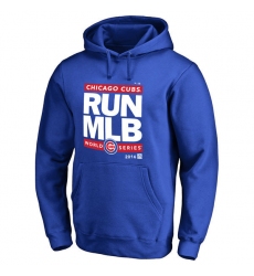 Men Chicago Cubs Royal 2016 World Series Men Pullover Hoodie