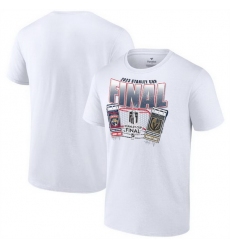 Men Florida Panthers White 2023 Stanley Cup Final Matchup Big Ticket T Shirt