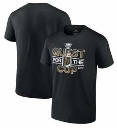 Men Vegas Golden Knights Black 2023 Stanley Cup Final Quest T Shirt