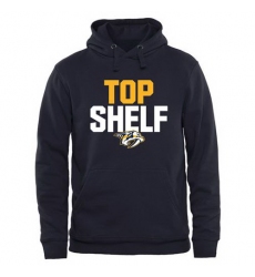 Men Nashville Predators Top Shelf Pullover Hoodie Navy