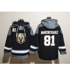 Men Vegas Golden Knights 81 Jonathan Marchessault Black Ageless Must Have Lace Up Pullover Hoodie