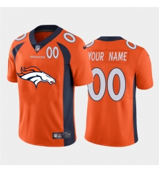 Men Women Youth Toddler Denver Broncos Orange Custom Men Nike Big Team Logo Player Vapor Limited NFL Jersey