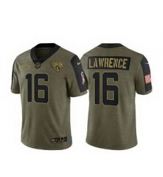 Men Women Youth Toddler Jacksonville Jaguars Custom 2021 Olive Salute To Service Limited Jersey