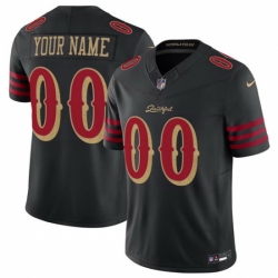Men Women Youth San Francisco 49ers Active Player Custom Black 2025 F.U.S.E. “Rivalries” Vapor Limited Football Stitched Jersey