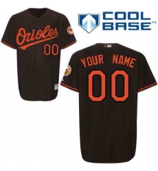 Men Women Youth All Size Baltimore Orioles Man Custom Cool Base Jerseys Black 3