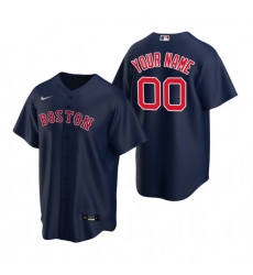 Men Women Youth Toddler All Size Boston Red Sox Custom Nike Navy Stitched MLB Cool Base Jersey