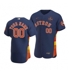 Men Women Youth Toddler Houston Astros Navy Custom Nike MLB Flex Base Jersey